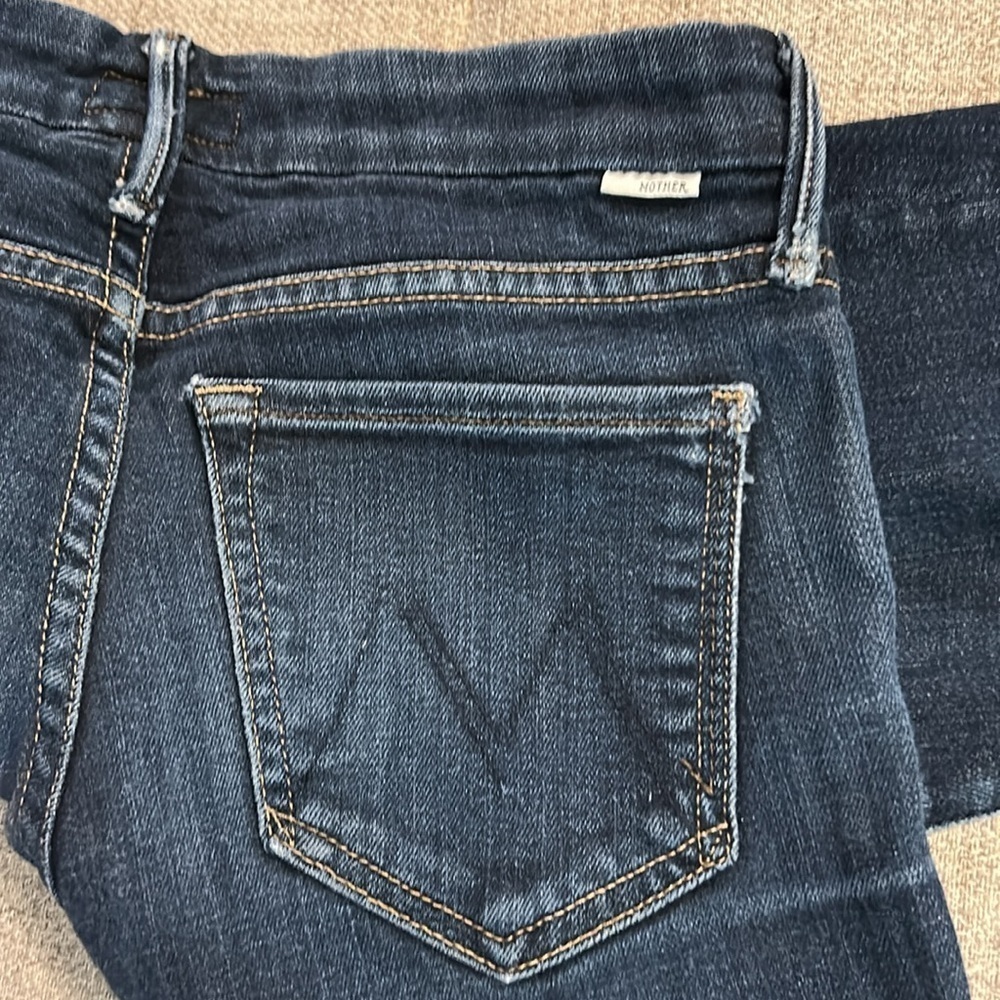 MOTHER THE LOOKER LOW RISE SKINNY JEANS SIZE 24 - Picture 14 of 16